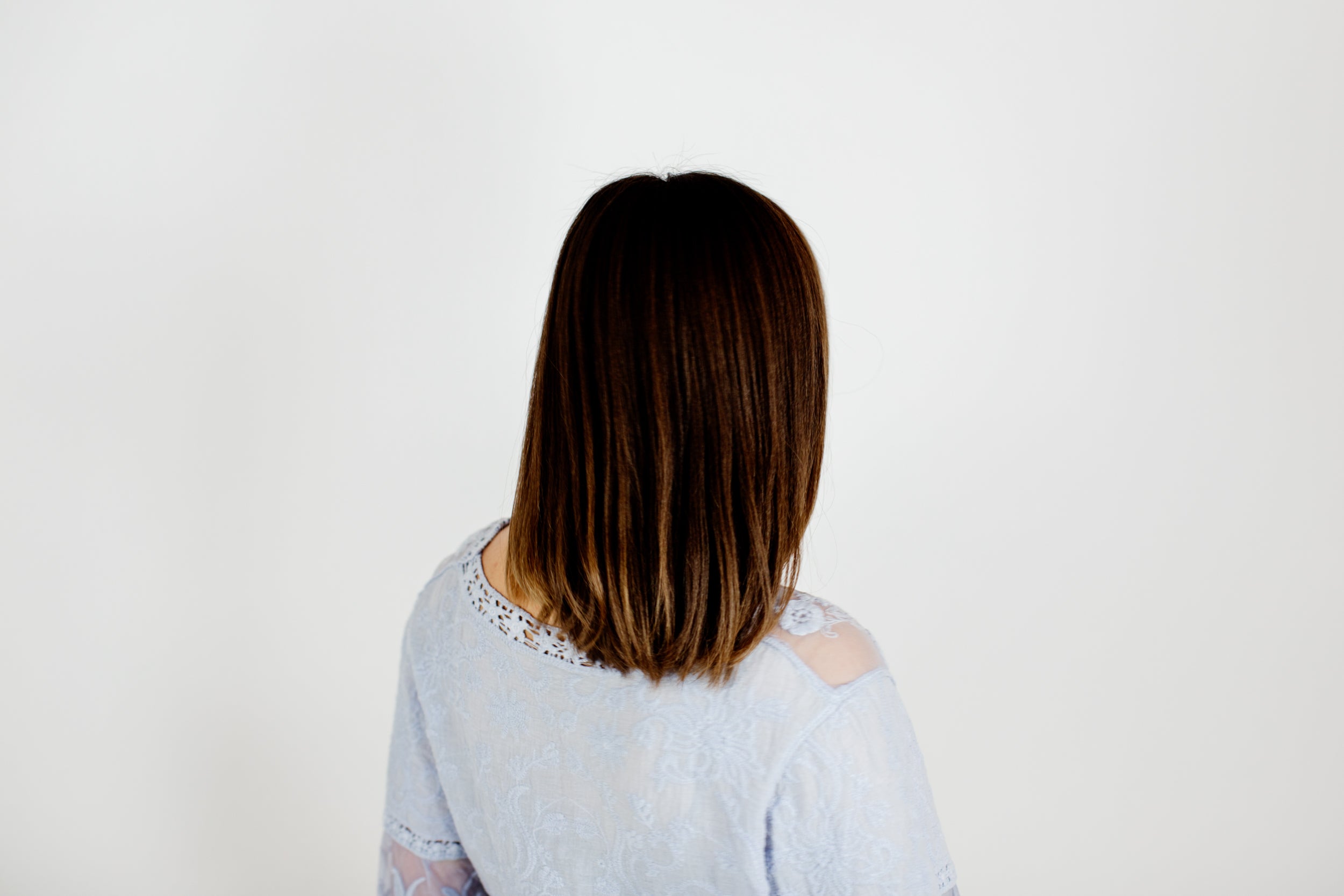 Woman is straight hair.