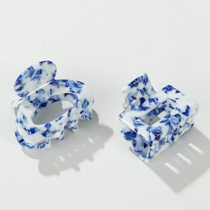 Coastal Blue Mini - Assorted Claw Clips