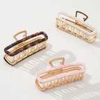 Harlow Core Rectangle Metal Claw Clip - Medium/Large
