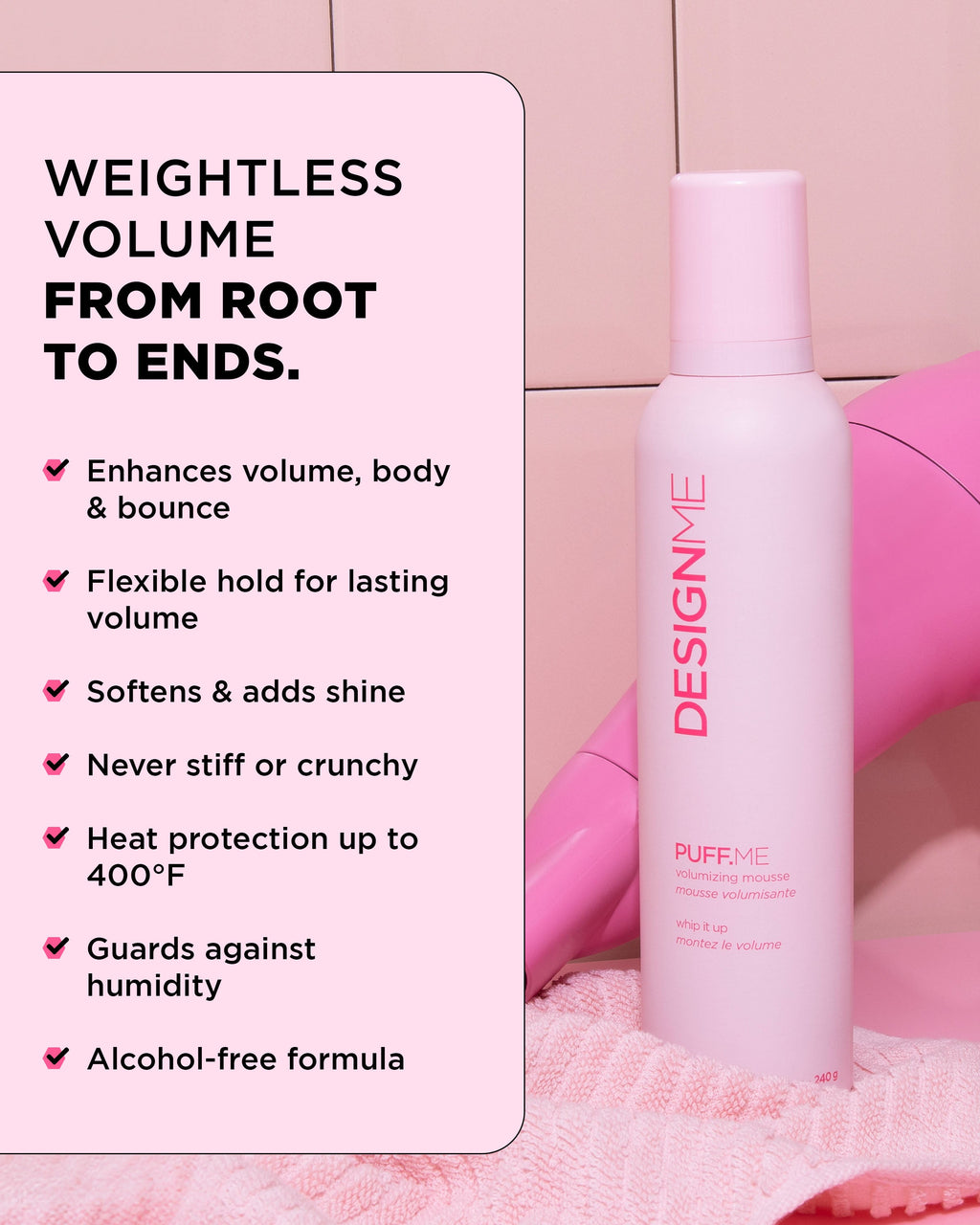 PUFF.ME Volumizing Mousse
