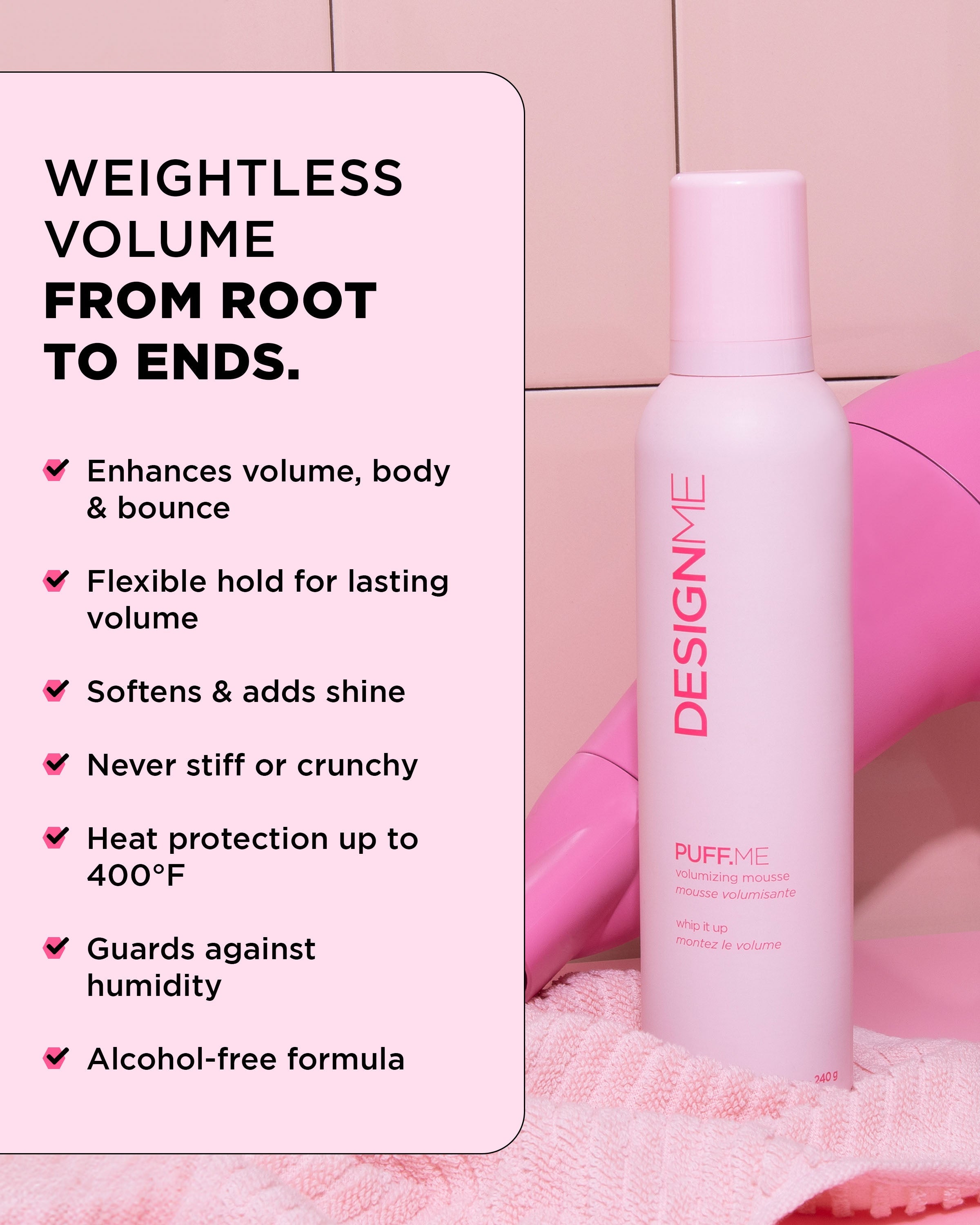 PUFF.ME Volumizing Mousse