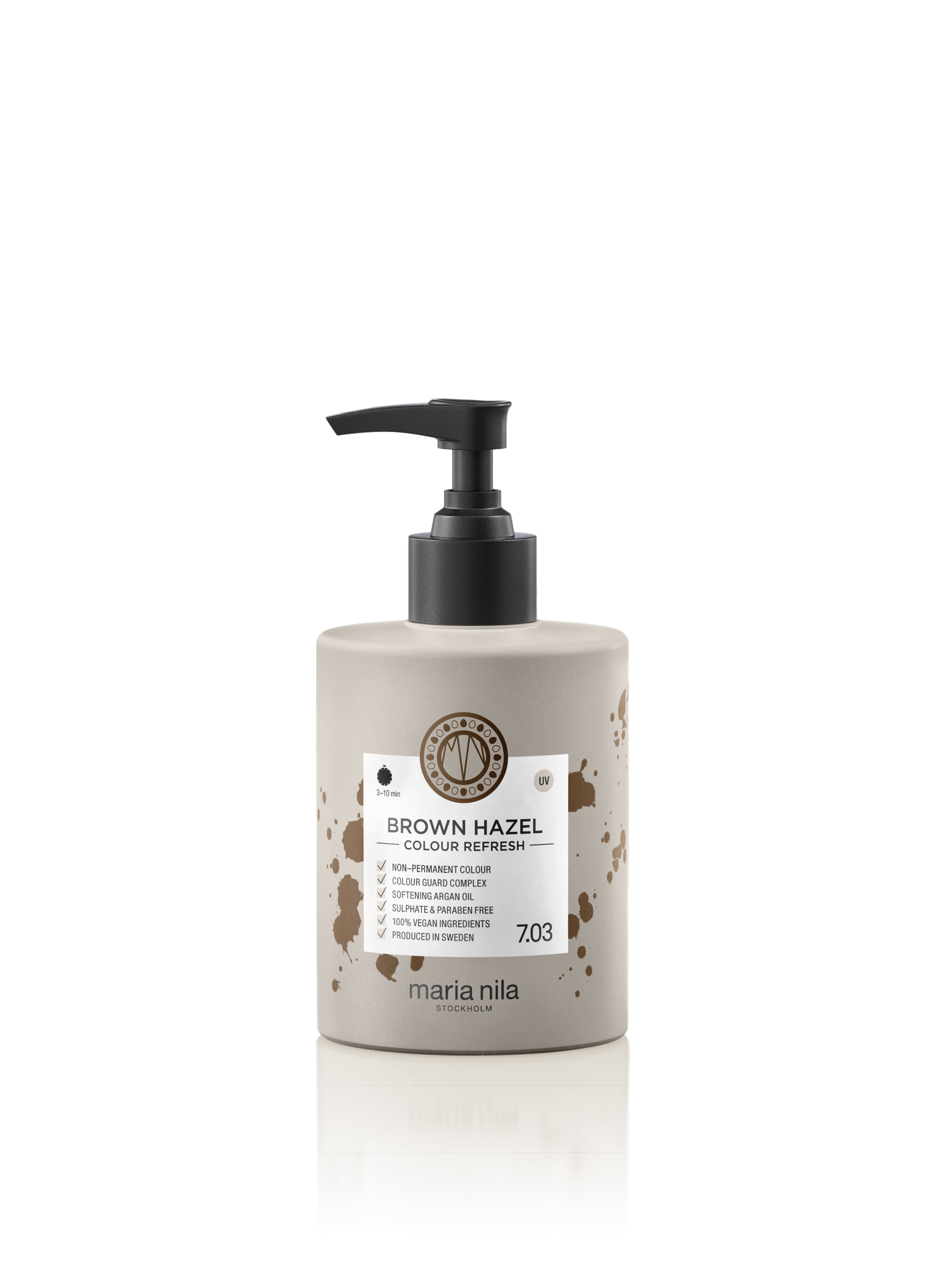 Colour refresh in brown hazel